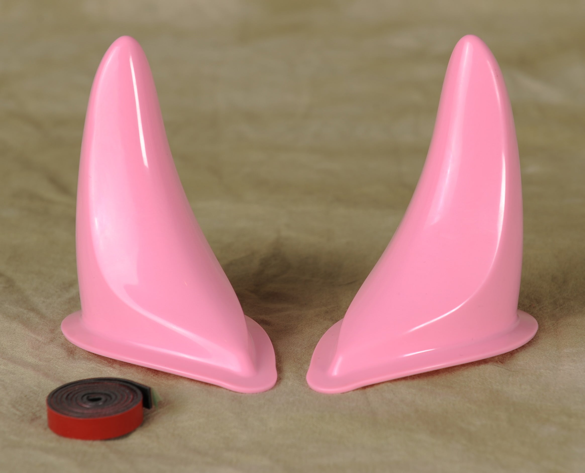 Pink Mohawk Helmet Horn Set