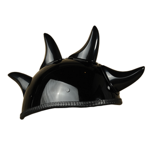 Black Mohawk Helmet Horn Set