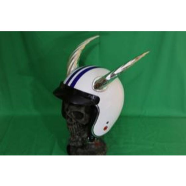 Chrome 11 inch Horns – Horny Helmet Accessories Chrome 11 inch Horns – Horny Helmet Accessories