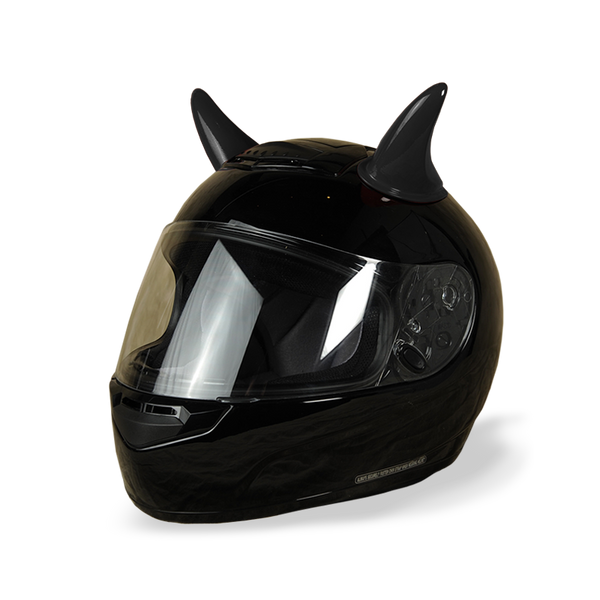 devil horn motorcycle helmet Devils Goat Demon Mask Custom Airbrush Helmet grab a pair of Speed Tabs Helmet Devil Horns Detachable